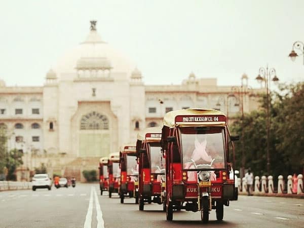 Take a sustainable city tour with Pink City Rickshaw Company
